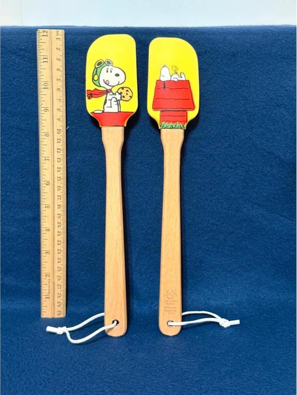 Lenox Chef Snoopy Yellow Spatulas - Set of 2